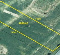 Land - housing in Svinej: Aerial view of a plot with an area of 4888 m².
