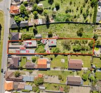 Aerial view of properties - housing in Bratislava - Podunajské Biskupice, Padlých hrdinov street.