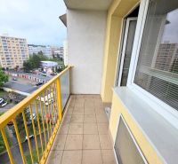 Balcony with a view of Ondavská Street, Košice - Západ district, 3-room apartment.