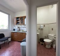 Kitchen and restroom in the offices on Južná trieda, Košice - Barca district.