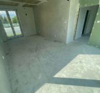 Living room in a three-room apartment in Svit waiting to be finished.