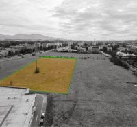 Development plots in Martin, marked on a greenfield site in an urban environment.
