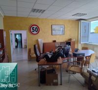 Office space with a desk, chairs, and a decorative object in the Production facilities.