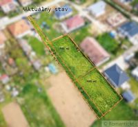 Plots in Hruboňovo suitable for gardens with areas of 233, 586, and 481 m².