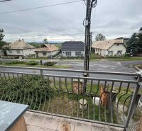 View from the balcony of the quiet streets and surrounding family houses in Veľká Čalomija.