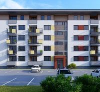 An apartment building in the city of Dunajská Streda offers 2-room apartments with private parking.