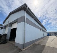 Industrial storage facility building with warehouses and halls in Orechová Potôň.