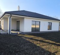 A family house in Michal na Ostrove with a terrace and a garden behind the house.