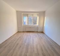 A room with a wooden decor floor and light, suitable for a studio apartment.