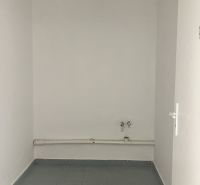 White walls and tiles in commercial spaces, ready for customization.