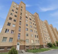 High-rise residential building with multiple balconies in Dunajská Streda.