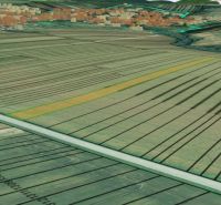 A view of residential plots in Záborské with significant parceling.