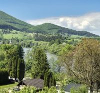 View of the green hills and river from Varín, Rozbehov Street, Residential plots.