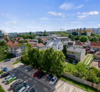 Bratislava - Vrakuňa district, Vŕbová Street, view from a 2-room apartment of the surroundings.