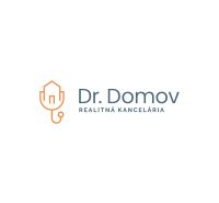 Logo of the real estate agency Dr. Domov with a quality verification certificate.