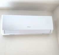 Wall-mounted air conditioning in a 2-room apartment provides optimal temperature and comfort.
