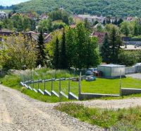 A residential plot in Horné Vsi surrounded by nature and family houses.