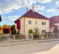 A family house on Niva Street in Trenčín, with a front garden and a garage.