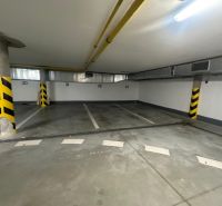 Underground parking spaces in a 4-room apartment on Dunajská Street in Bratislava.