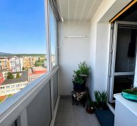 The balcony of a 3-room apartment on Juhoslovanská Street in Košice, Sídlisko Ťahanovce.