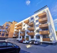 Apartment complex with balconies on Trnavská Street in Bratislava - Ružinov.