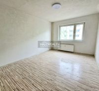 A room in a 2-room apartment with a wood-patterned floor and a white wall.