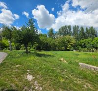 The shot in Tomášikovo on Mlynská shows a residential plot with a grassy area and trees.