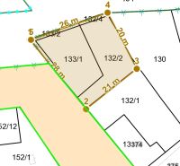 Land plots on Mlynská Street in Tomášikovo, designated for residential purposes.