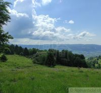 A picturesque landscape with green meadows and forests around Hriňová in Záhrady.