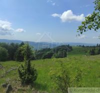 Hilly landscape with meadows and forests around Hriňová in Záhrady.