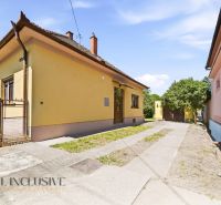 A family house in Dunajská Streda with a landscaped yard and a yellow facade.