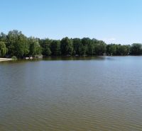 View of the lake surrounded by greenery, Chata Do Gazárky, Šaštín-Stráže.
