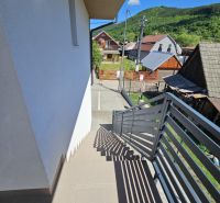 In Štiavnik on Štiavnik Street, there are outdoor stairs leading to a 1-bedroom apartment with a view.