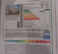 Energy certificate for an apartment building in Banská Bystrica, category B.