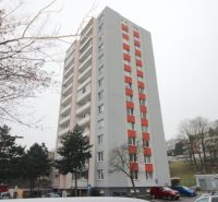 Apartment building with red shutters on Levárska Street, Bratislava - Karlova Ves.