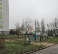Playground in Karlova Ves on Levárska Street, in front of a 3-room apartment.