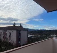 View from a 2-room apartment on Dukelských hrdinov, Žiar nad Hronom, Žiar nad Hronom District.