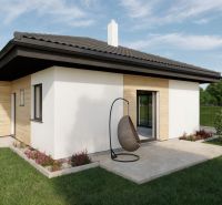Family house on Kostolná Street in Drahovce with a terrace and garden furniture.