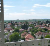 View of the surroundings from the balcony on 1st May Street in Zlaté Moravce.