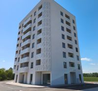 A new building on 1st May Street in Zlaté Moravce with 2-room apartments.