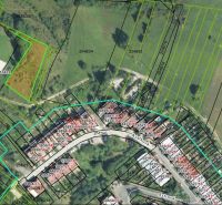 Cadastral map of plots on Azalková in Banská Bystrica, suitable for living.