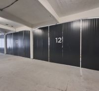 Metal gates with numbering in the premises of Warehouses and Halls, Coburgova, Trnava.