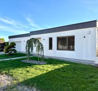 A family house on Lipová Street in Pata, with a well-maintained garden and a garage.