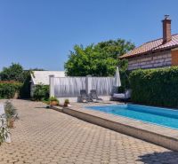 A family house in Žabokreky with a pool and garden in Žabokreky.