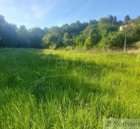 Green meadow surrounded by forest in Podkylava, ideal for residential plots.
