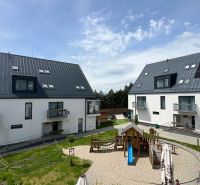 Recreational apartment on Mincova Street in Liptovsky Mikulas with a children's playground.