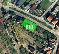 Satellite view of a residential plot in Marianka on Karpatská Street.