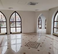Commercial premises with arched windows and ceramic flooring at the Courtyard of Europe in Komárno.