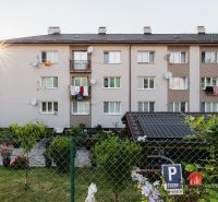 Residential building on M. Bazovského Street in the city of Zvolen, with a front garden.