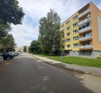 Bytovka in Fiľakovo offers a 4-room apartment, quiet street, cars in the parking lot.